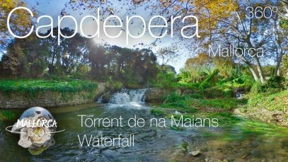 Mallorca 360º Capdepera Torrent de na Maians Waterfall 4K VR