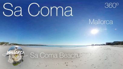 Mallorca 360 Sa Coma Beach in 360º VR 4K