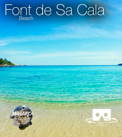 Font de Sa Cala Beach in 360º VR Square Placeholder