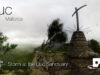 Mallorca 360 Lluc Monastery Rain Storm at Via Crucis Cross in 360º 4K