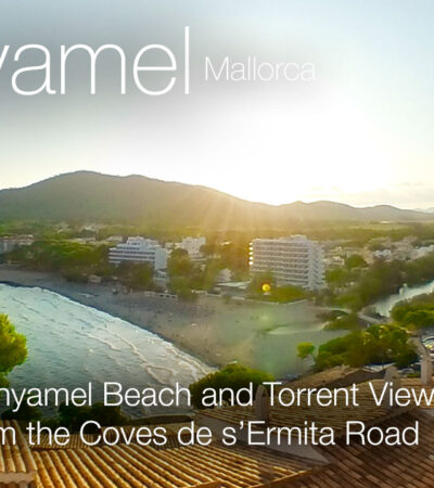 Mallorca 360 Canyamel Beach and Torrent View from the top in 360º 4K