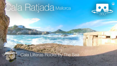 Mallorca 360 Cala Lliteras Rocks by the Sea Cala Ratjada in 360º VR 5K