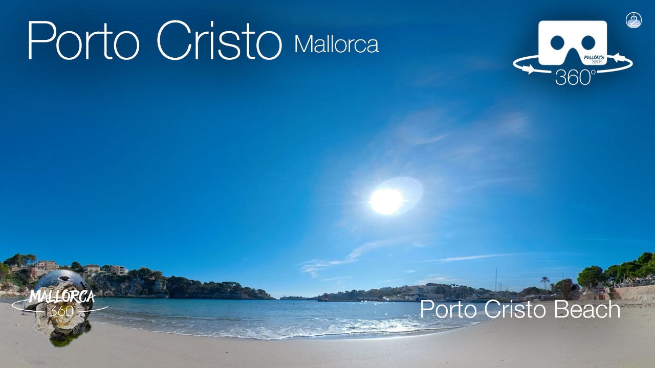 Porto Cristo Beach in 360º VR 5K - Mallorca 360