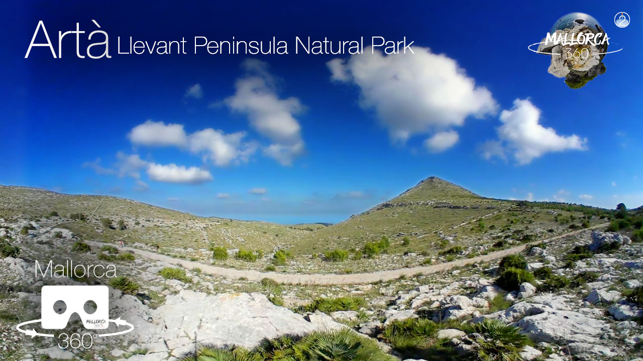 Llevant Peninsula Natural Park Artà Majorca in 360º VR 4K