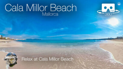 Relax at Cala Millor Beach, Mallorca in 360º VR 5K