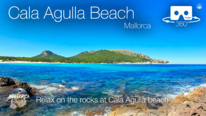Relax by Cala Agulla Beach in Cala Ratjada in 360º VR 5K | Mallorca 360