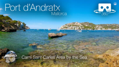 Port d’Andratx Camí Sant Carles area by the Mediterranean Sea in 360º VR 5K