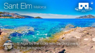 S’Algar by the sea in Sant Elm Mallorca & Sa Dragonera in 360º VR 5K
