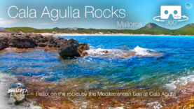 Relax on the Rocks by the Sea at Cala Agulla in 360º VR 5K
