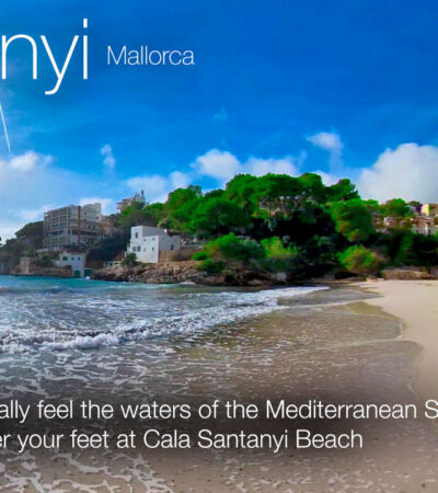 Feel the Mediterranean Sea at Cala Santanyi Beach in 360º VR 5K | Mallorca 360