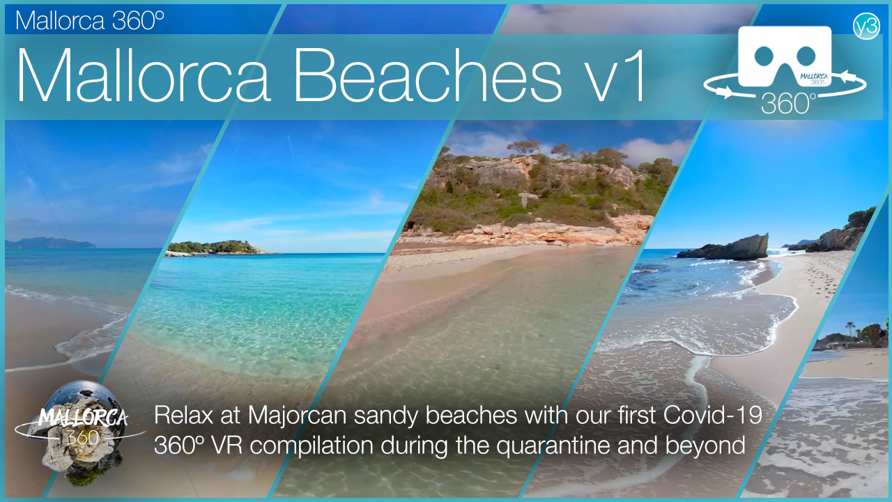 1st Quarantine 360º Relaxing Beach Compilation Video in 360º VR 5K