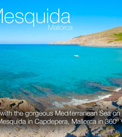 Rocks at Cala Mesquida, Mallorca in 360º VR